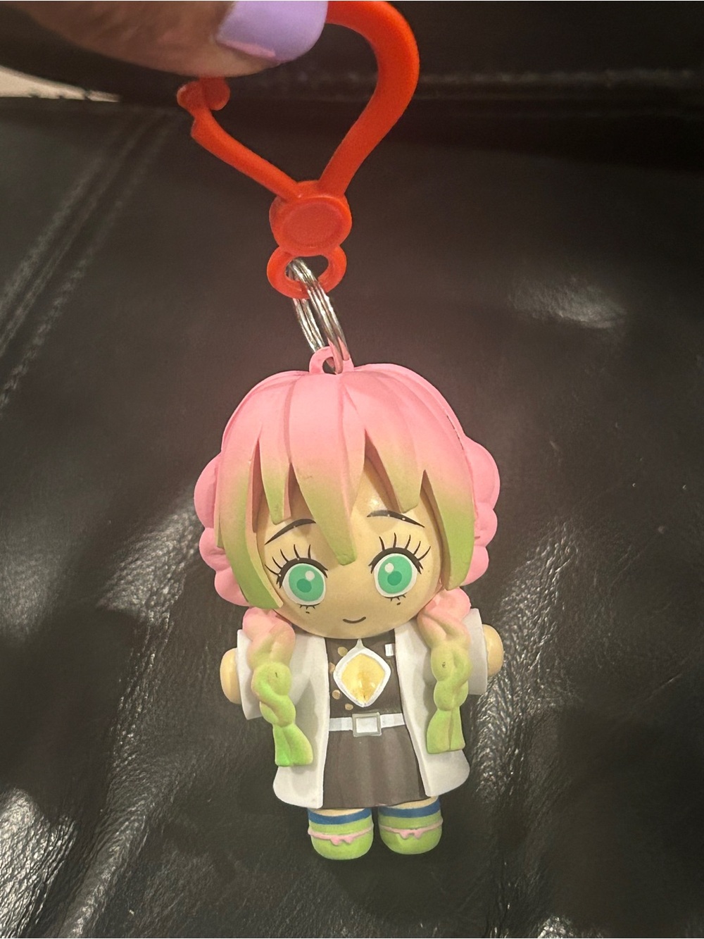 Demon Slayer: Kimetsu no Yaiba Mitsuri Kanroji Backpack Hanger Keychain
